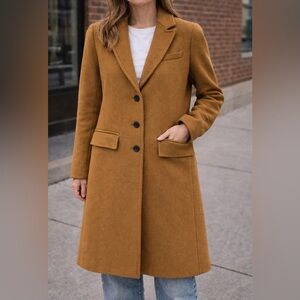 Madewell Camel Wool Coat